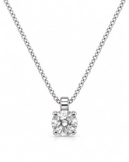 Halskette Idee Preziose dal 1987 Dame in Weißgold Diamante 0.30 Ct IP.CK18B/54D - IP.CK18B/54D